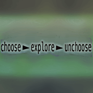 choose explore unchoose pattern